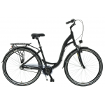 Mestský bicykel 28" Kands Venice matný-čierny hliníkový 19" 3-prevody 